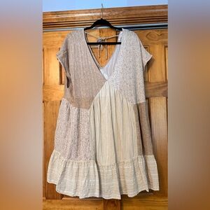 American Eagle Patchwork Swing Dress | XL